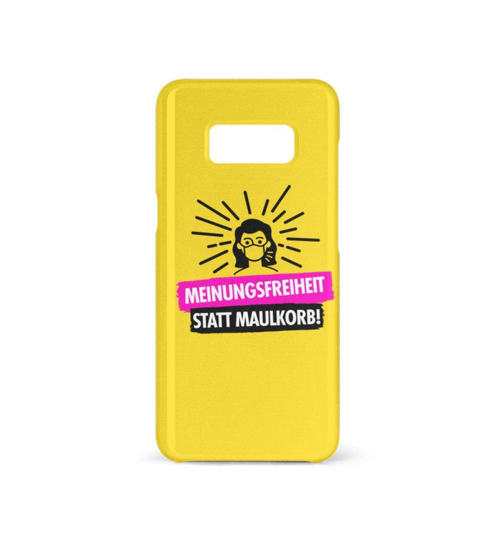 HANDYHÜLLE, HANDY CASE - SAMSUNG GALAXY S8 • MEINUNGSFREIHEIT-HARLEKINSHOP