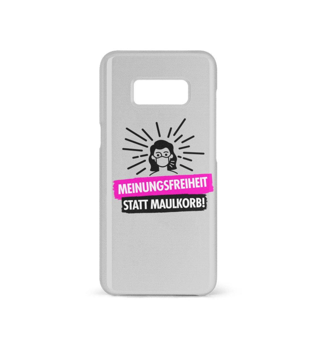 HANDYHÜLLE, HANDY CASE - SAMSUNG GALAXY S8 • MEINUNGSFREIHEIT-HARLEKINSHOP