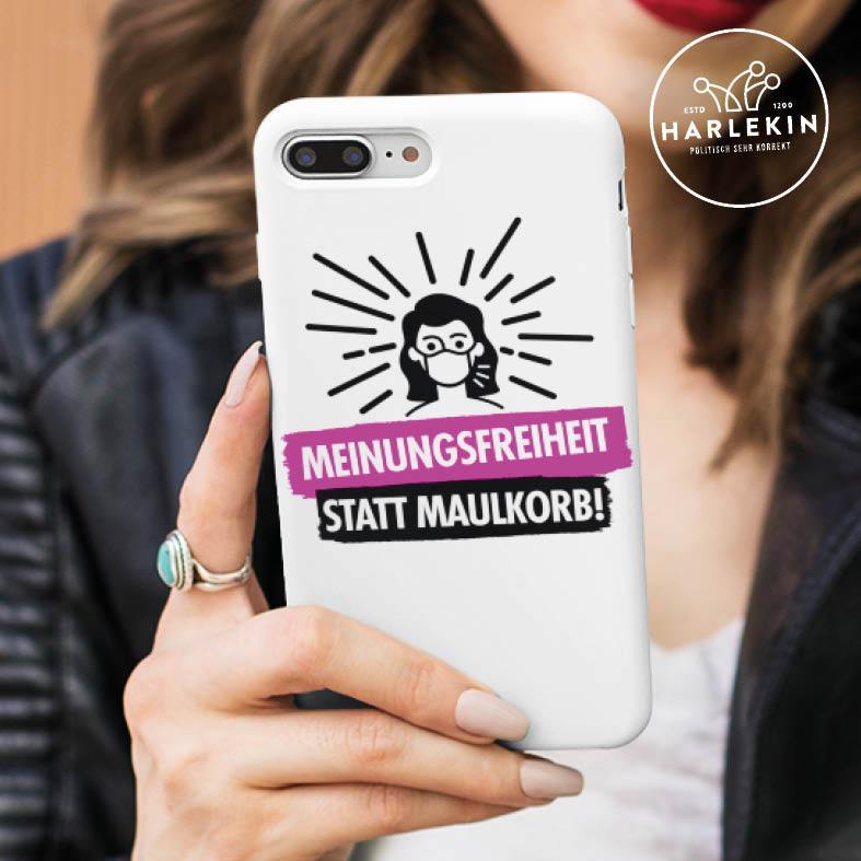 HANDYHÜLLE, HANDY CASE - SAMSUNG GALAXY S8 • MEINUNGSFREIHEIT-HARLEKINSHOP