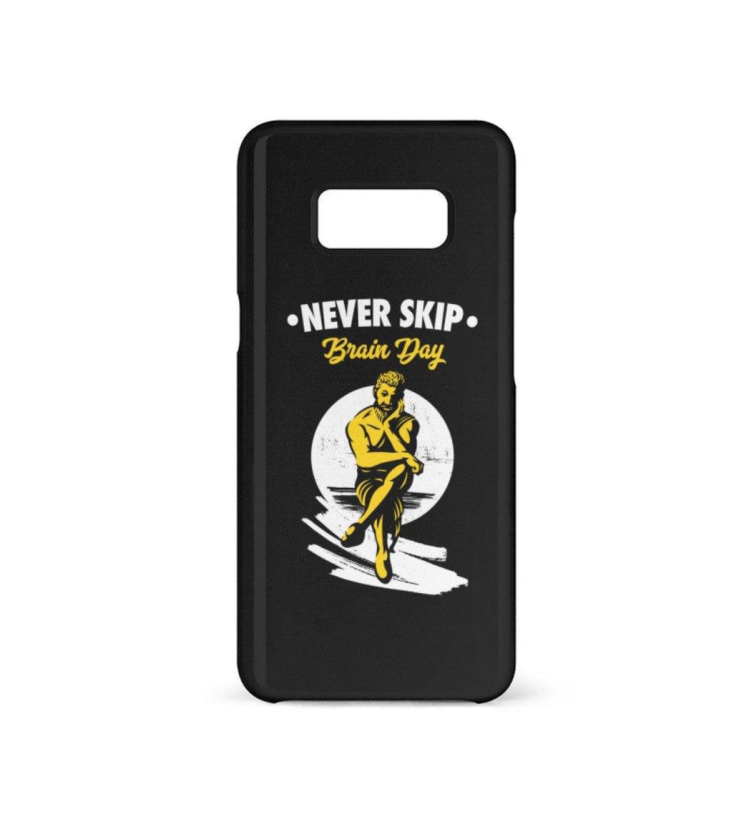 HANDYHÜLLE, HANDY CASE - SAMSUNG GALAXY S8 • NEVER SKIP BRAIN DAY-HARLEKINSHOP