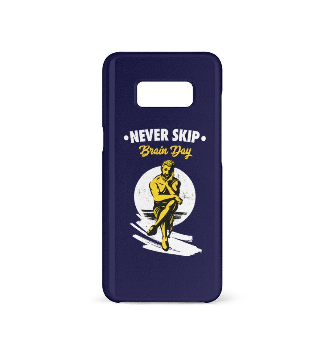 HANDYHÜLLE, HANDY CASE - SAMSUNG GALAXY S8 • NEVER SKIP BRAIN DAY-HARLEKINSHOP