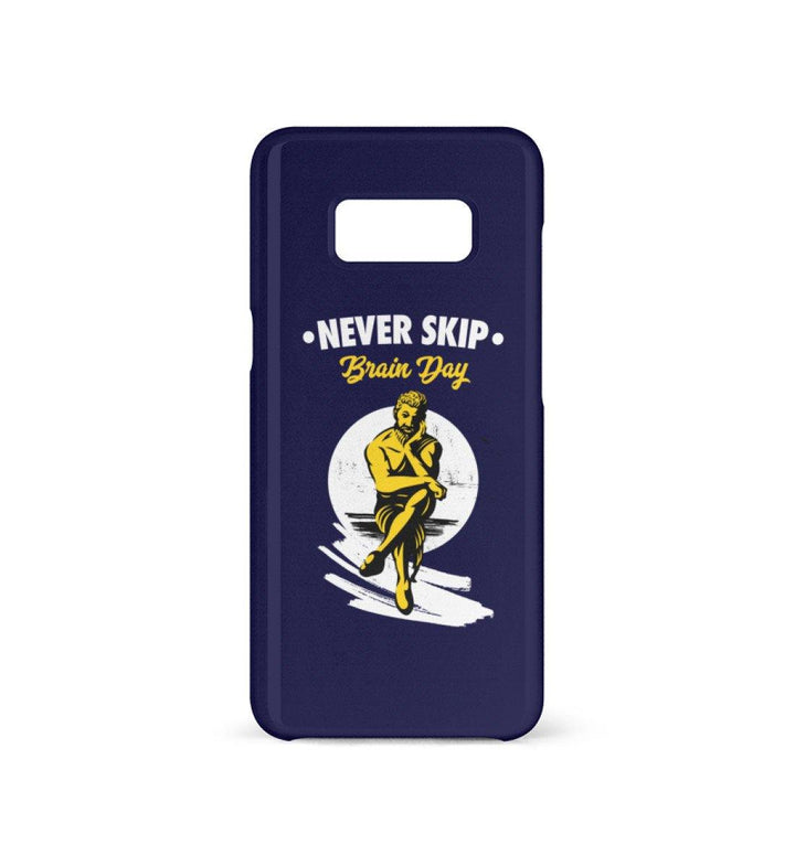 HANDYHÜLLE, HANDY CASE - SAMSUNG GALAXY S8 • NEVER SKIP BRAIN DAY-HARLEKINSHOP