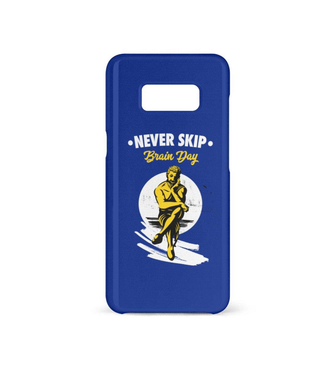 HANDYHÜLLE, HANDY CASE - SAMSUNG GALAXY S8 • NEVER SKIP BRAIN DAY-HARLEKINSHOP