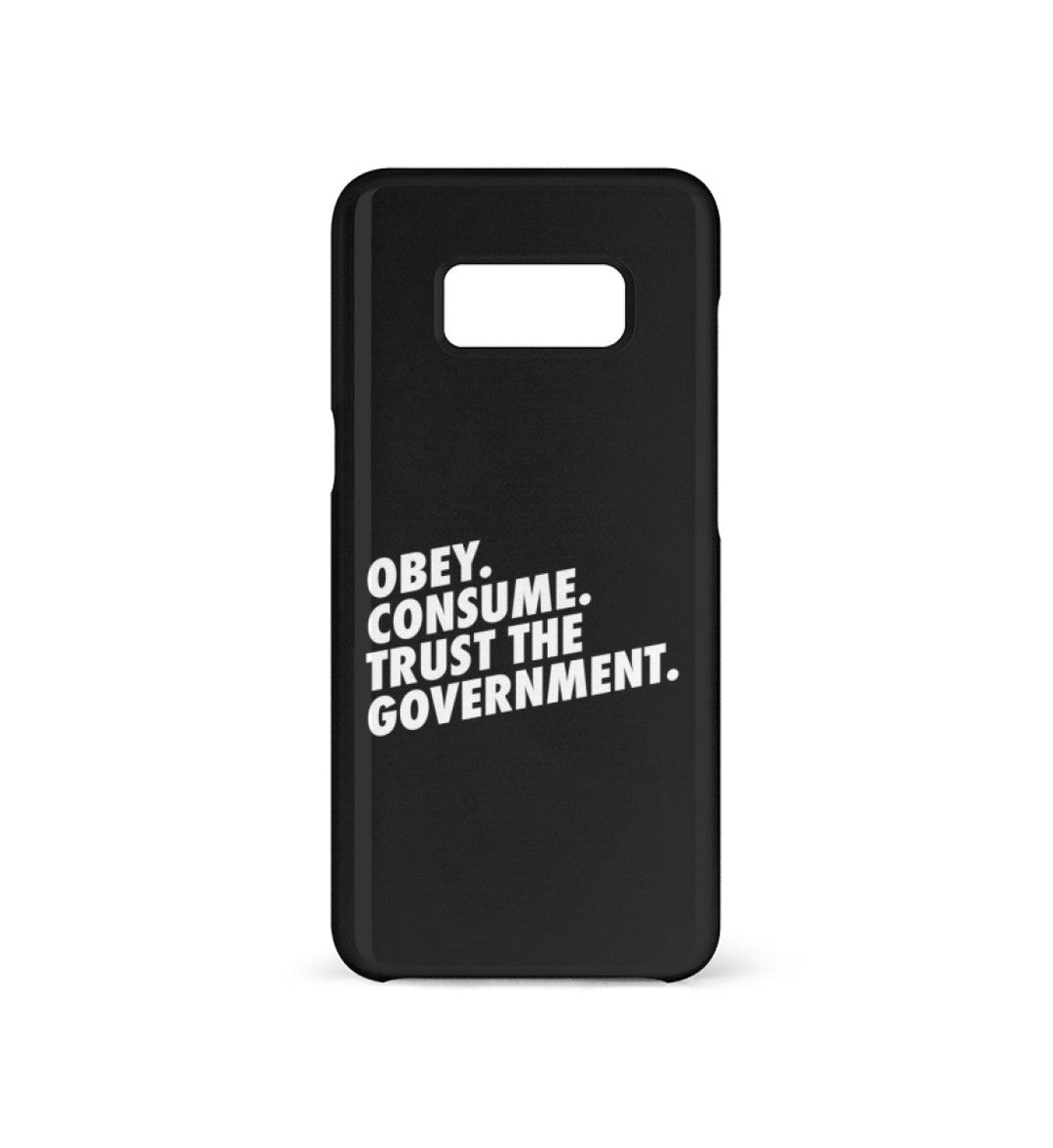 HANDYHÜLLE, HANDY CASE - SAMSUNG GALAXY S8 • OBEY. CONSUME.-HARLEKINSHOP
