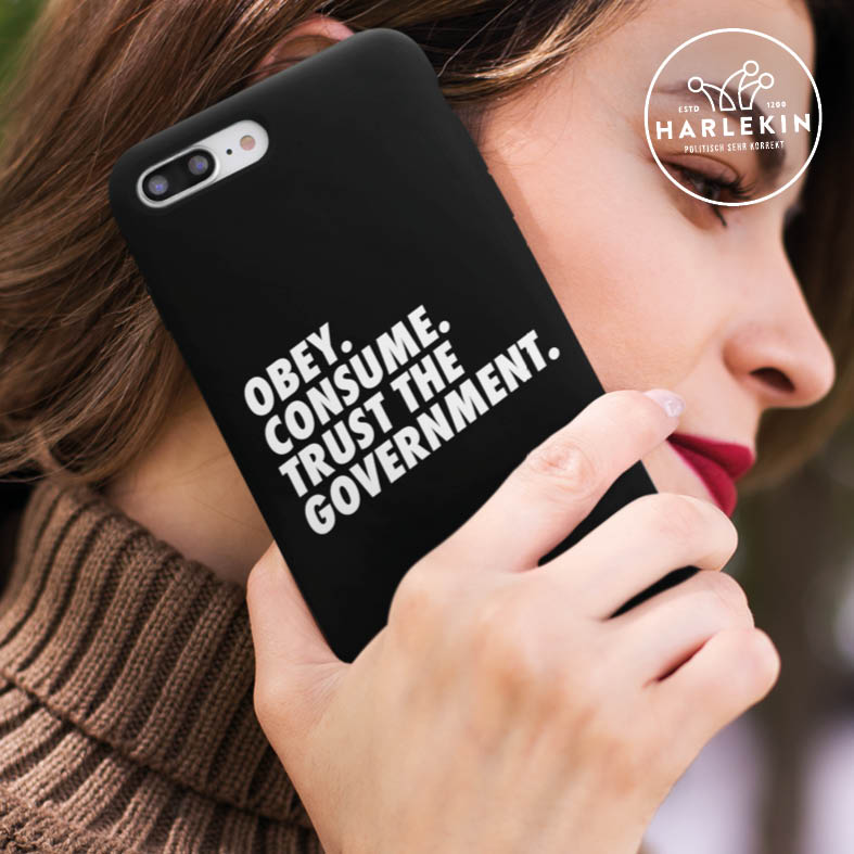 HANDYHÜLLE, HANDY CASE - SAMSUNG GALAXY S8 • OBEY. CONSUME.-HARLEKINSHOP