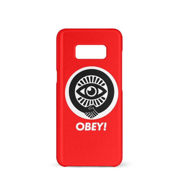 HANDYHÜLLE, HANDY CASE - SAMSUNG GALAXY S8 • OBEY! GEHORCHE!-HARLEKINSHOP