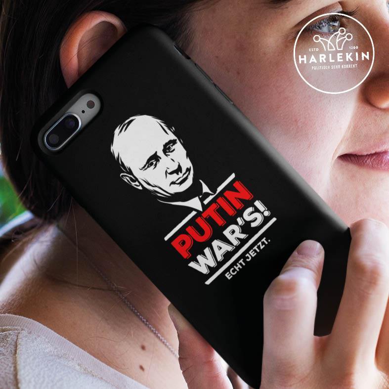 HANDYHÜLLE, HANDY CASE - SAMSUNG GALAXY S8 • PUTIN WAR'S!-HARLEKINSHOP