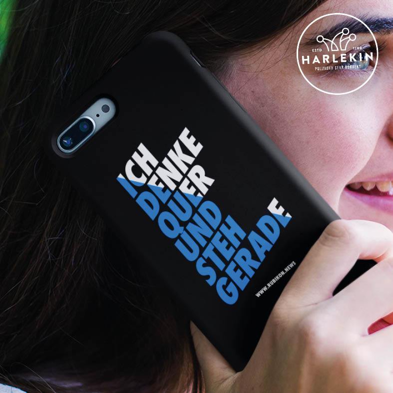 HANDYHÜLLE, HANDY CASE - SAMSUNG GALAXY S8 • QUERDENKER-HARLEKINSHOP
