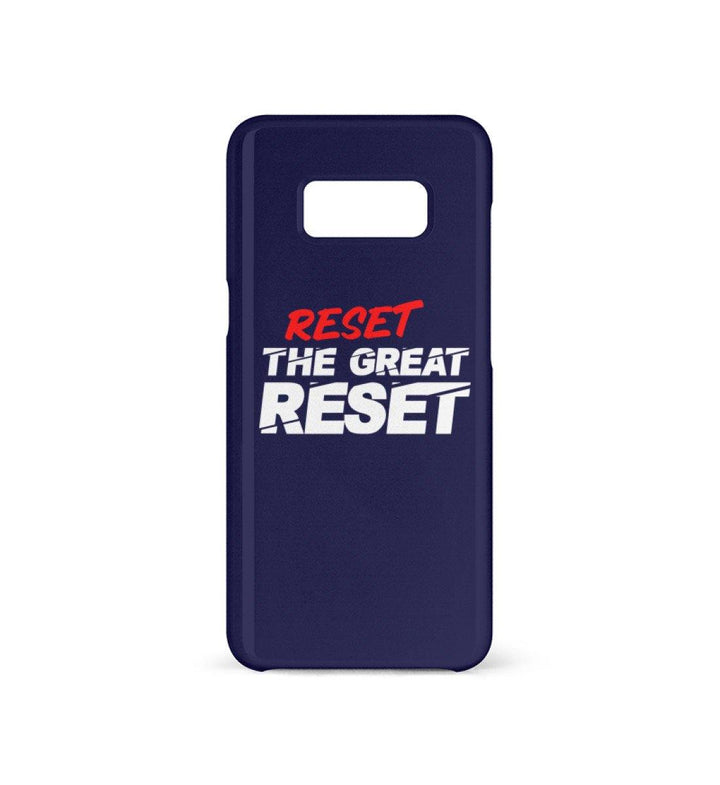 HANDYHÜLLE, HANDY CASE - SAMSUNG GALAXY S8 • RESET THE GREAT RESET-HARLEKINSHOP
