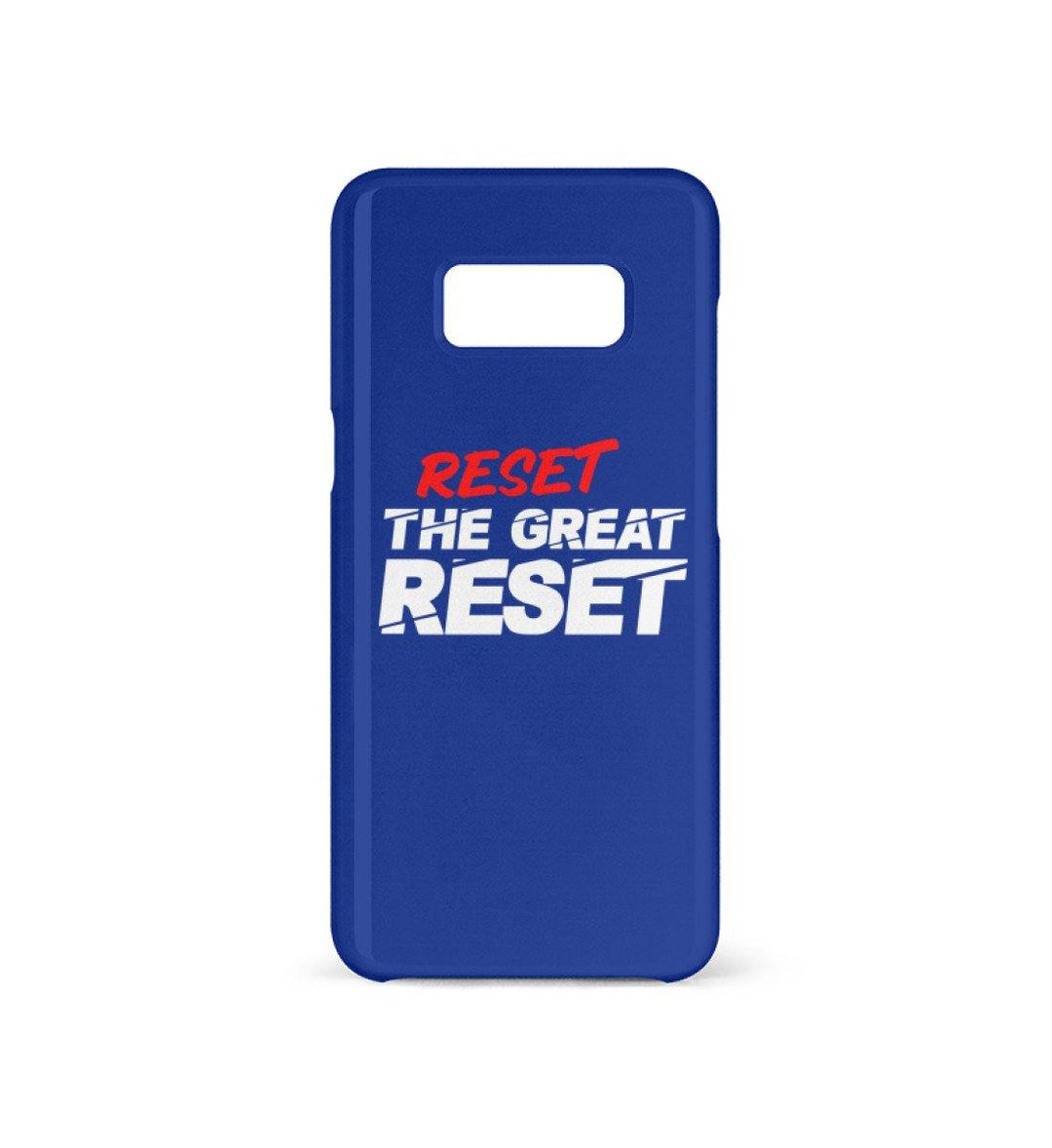 HANDYHÜLLE, HANDY CASE - SAMSUNG GALAXY S8 • RESET THE GREAT RESET-HARLEKINSHOP