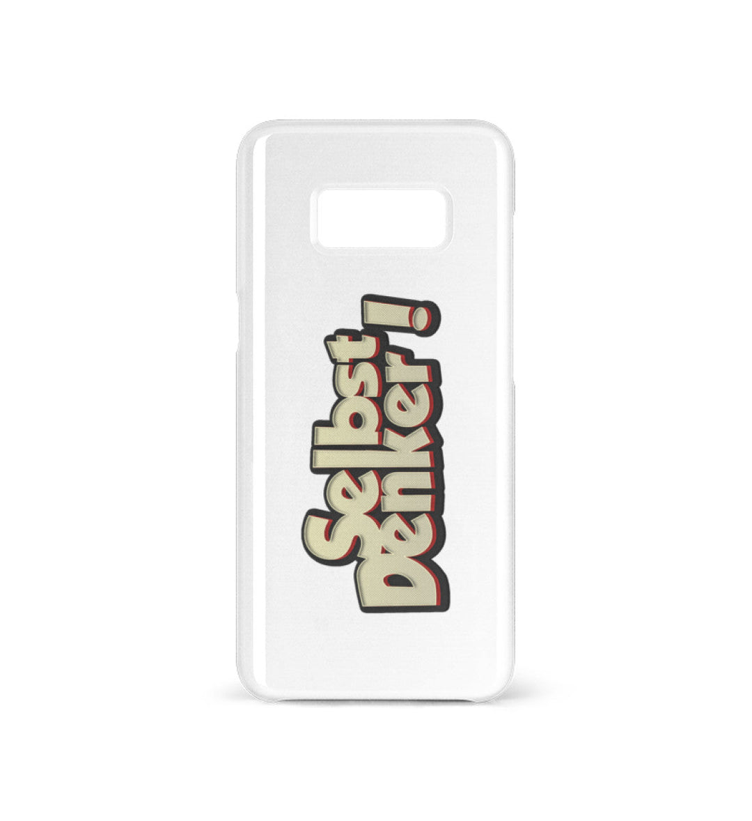 HANDYHÜLLE, HANDY CASE - SAMSUNG GALAXY S8 • SELBSTDENKER !-HARLEKINSHOP