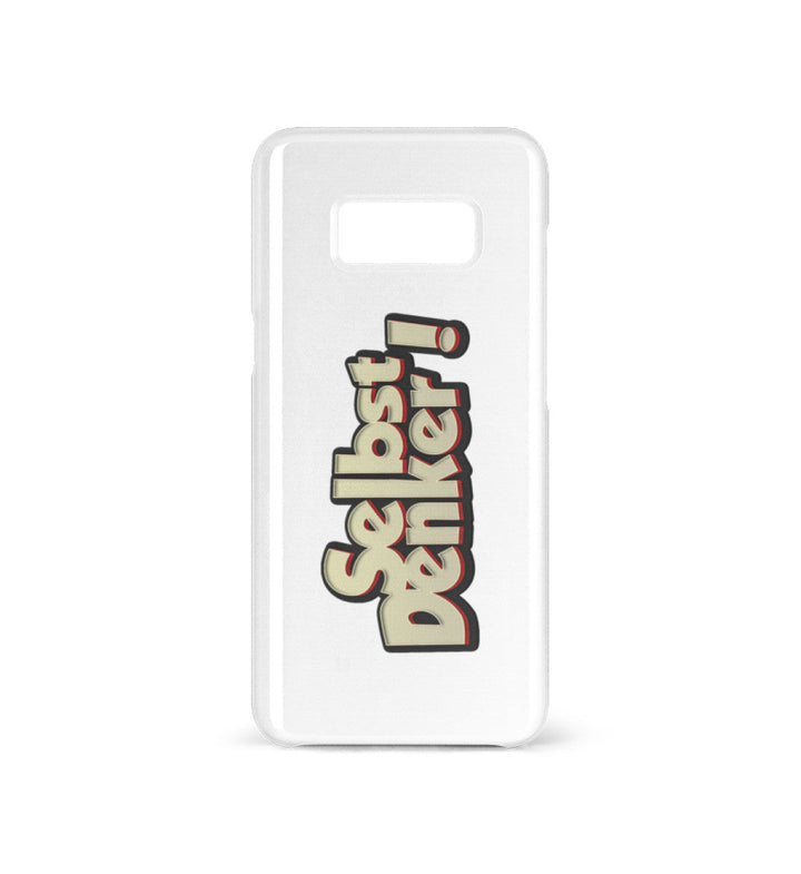 HANDYHÜLLE, HANDY CASE - SAMSUNG GALAXY S8 • SELBSTDENKER !-HARLEKINSHOP