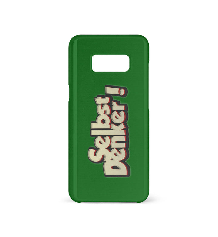 HANDYHÜLLE, HANDY CASE - SAMSUNG GALAXY S8 • SELBSTDENKER !-HARLEKINSHOP