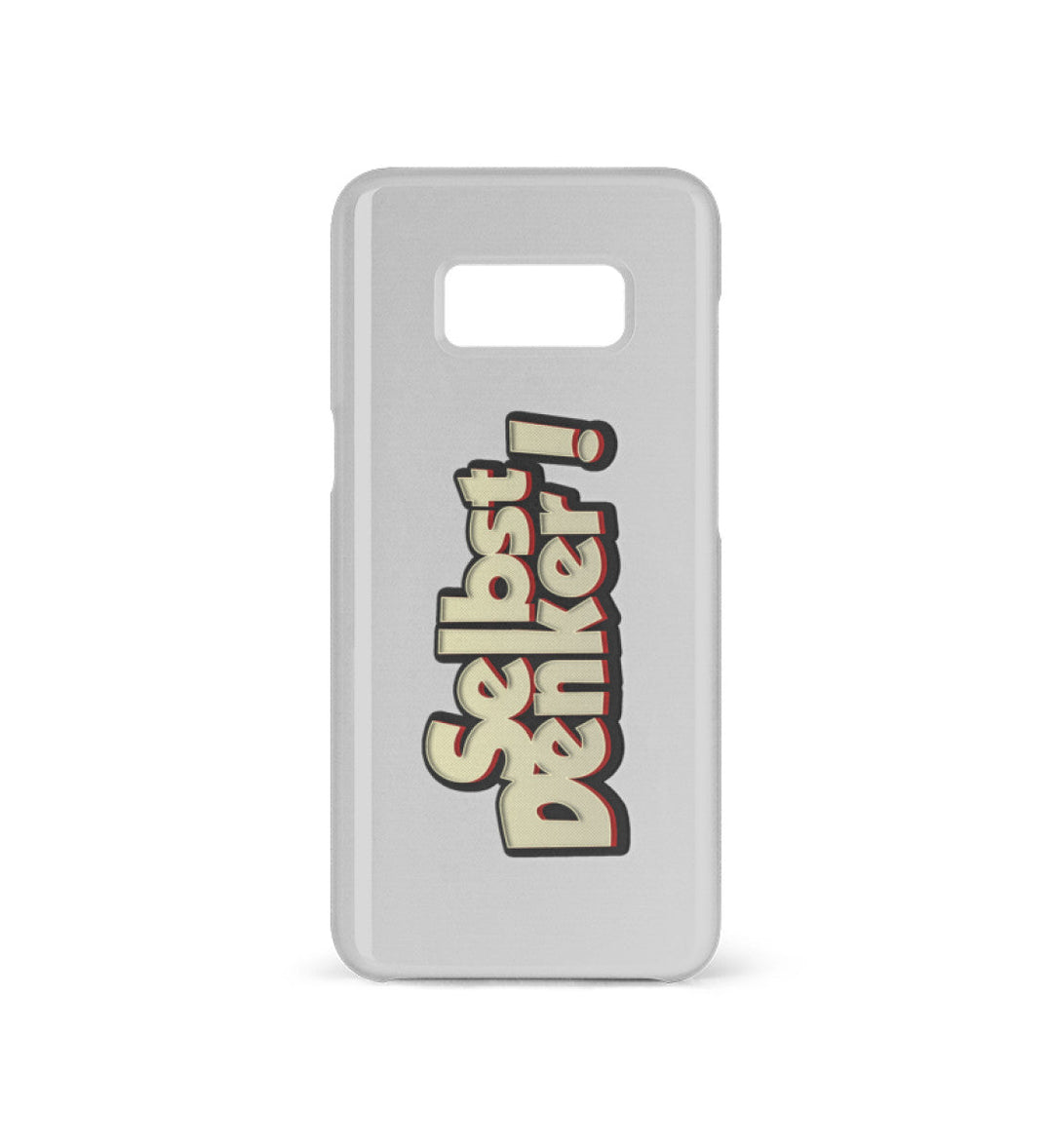 HANDYHÜLLE, HANDY CASE - SAMSUNG GALAXY S8 • SELBSTDENKER !-HARLEKINSHOP