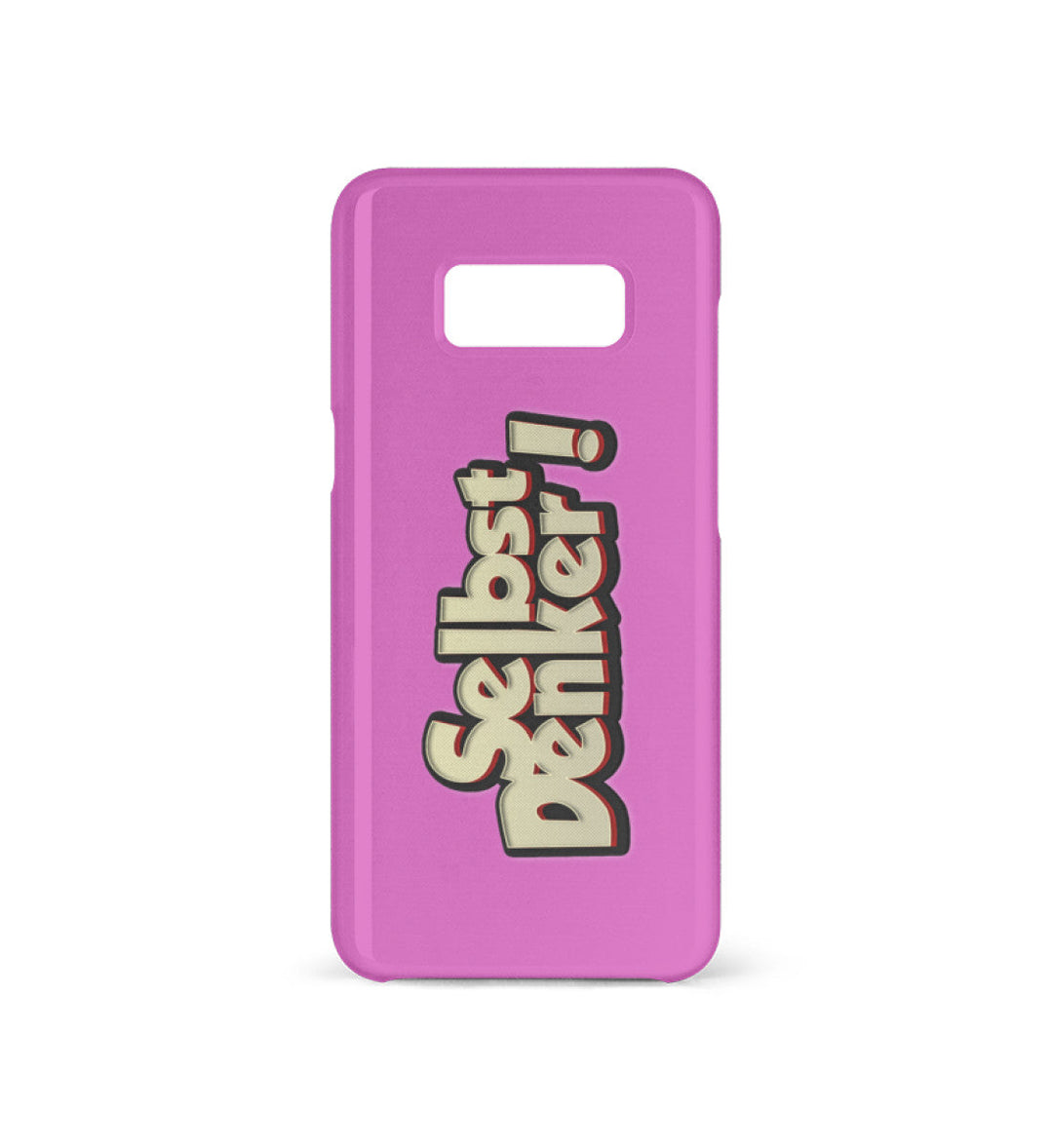 HANDYHÜLLE, HANDY CASE - SAMSUNG GALAXY S8 • SELBSTDENKER !-HARLEKINSHOP