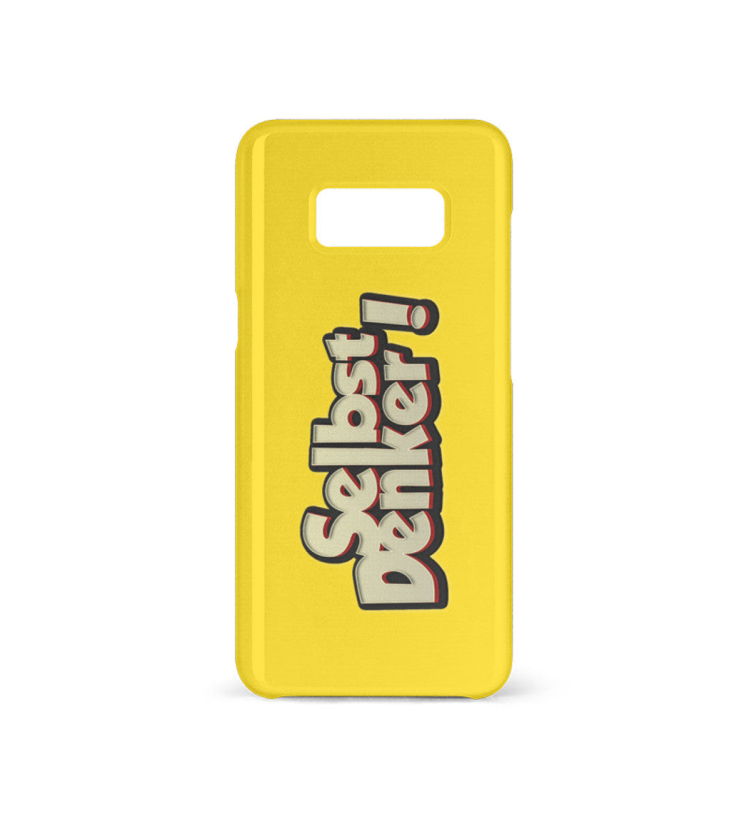 HANDYHÜLLE, HANDY CASE - SAMSUNG GALAXY S8 • SELBSTDENKER !-HARLEKINSHOP