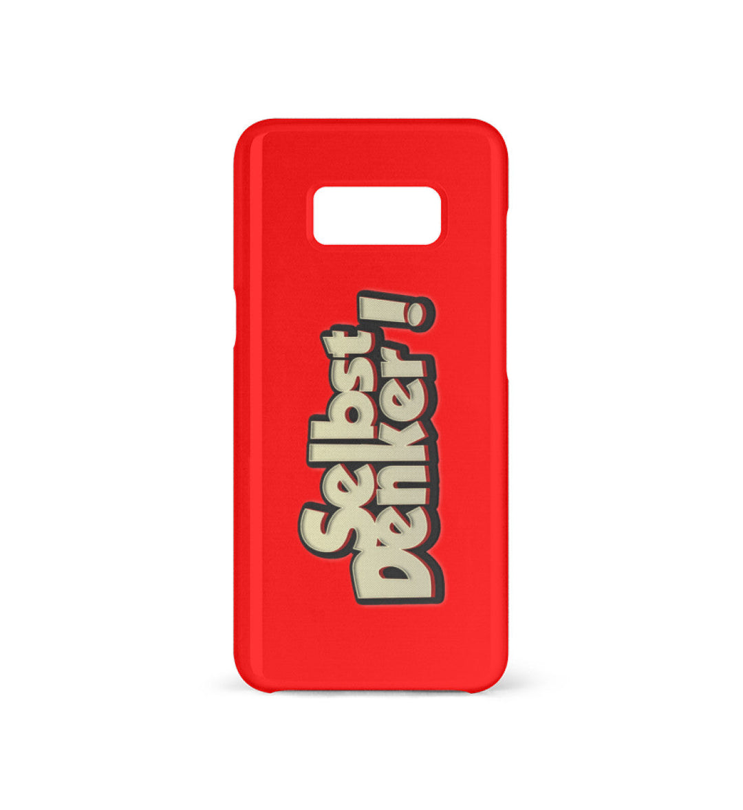 HANDYHÜLLE, HANDY CASE - SAMSUNG GALAXY S8 • SELBSTDENKER !-HARLEKINSHOP
