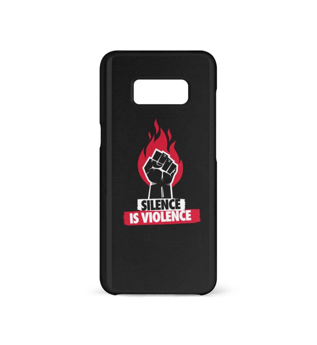 HANDYHÜLLE, HANDY CASE - SAMSUNG GALAXY S8 • SILENCE IS VIOLENCE-HARLEKINSHOP