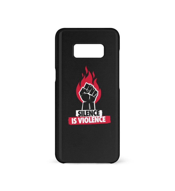 HANDYHÜLLE, HANDY CASE - SAMSUNG GALAXY S8 • SILENCE IS VIOLENCE-HARLEKINSHOP