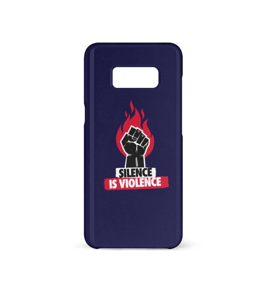 HANDYHÜLLE, HANDY CASE - SAMSUNG GALAXY S8 • SILENCE IS VIOLENCE-HARLEKINSHOP