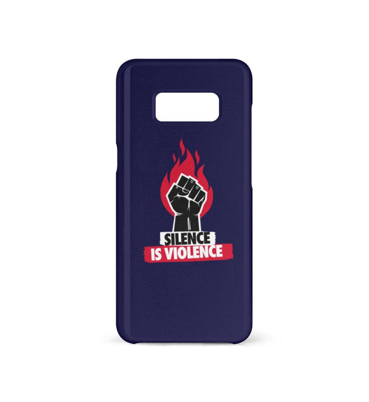 HANDYHÜLLE, HANDY CASE - SAMSUNG GALAXY S8 • SILENCE IS VIOLENCE-HARLEKINSHOP