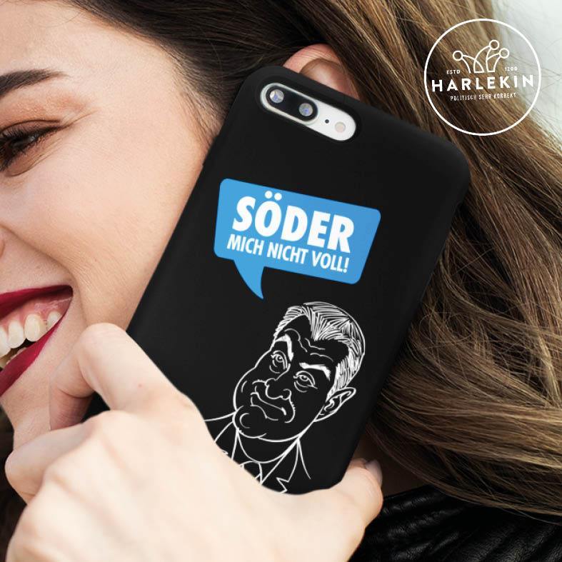 HANDYHÜLLE, HANDY CASE - SAMSUNG GALAXY S8 • SÖDER MICH NICHT VOLL-HARLEKINSHOP