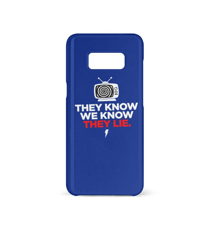 HANDYHÜLLE, HANDY CASE - SAMSUNG GALAXY S8 • THEY LIE!-HARLEKINSHOP