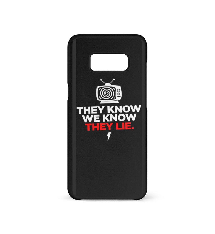 HANDYHÜLLE, HANDY CASE - SAMSUNG GALAXY S8 • THEY LIE!-HARLEKINSHOP