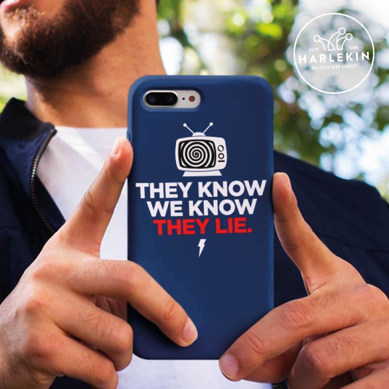 HANDYHÜLLE, HANDY CASE - SAMSUNG GALAXY S8 • THEY LIE!-HARLEKINSHOP
