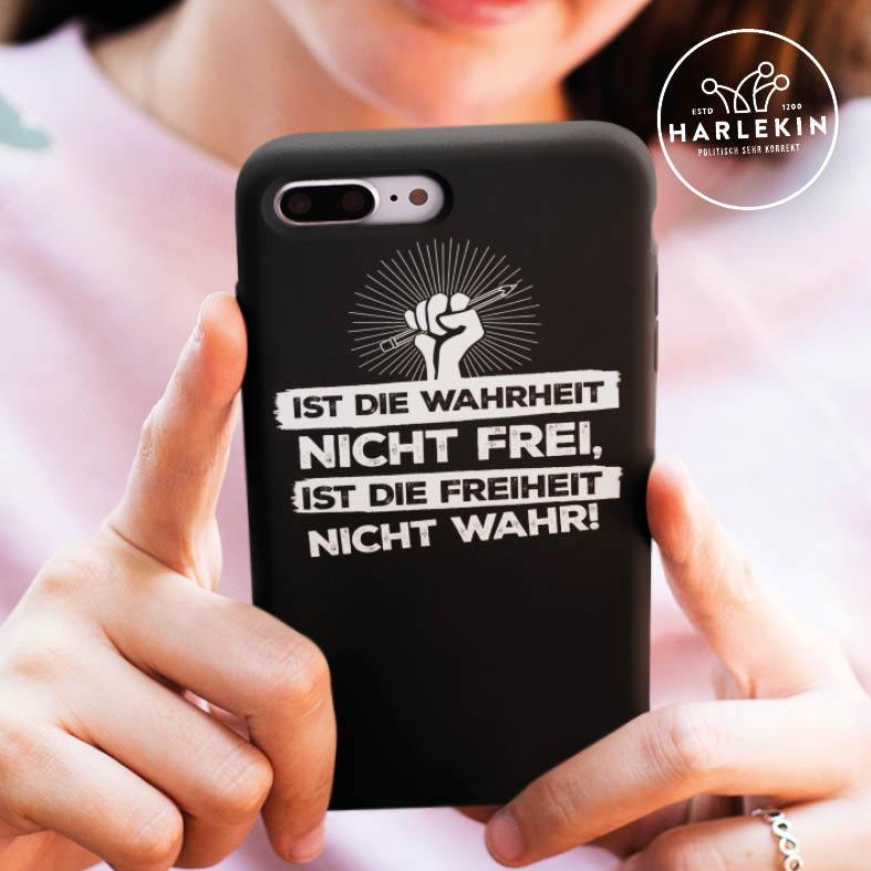 HANDYHÜLLE, HANDY CASE - SAMSUNG GALAXY S8 • WAHRHEIT & FREIHEIT-HARLEKINSHOP
