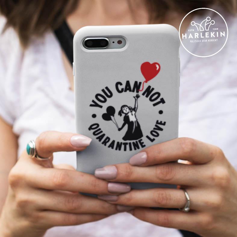 HANDYHÜLLE, HANDY CASE - SAMSUNG GALAXY S8 • YOU CAN NOT QUARANTINE LOVE-HARLEKINSHOP