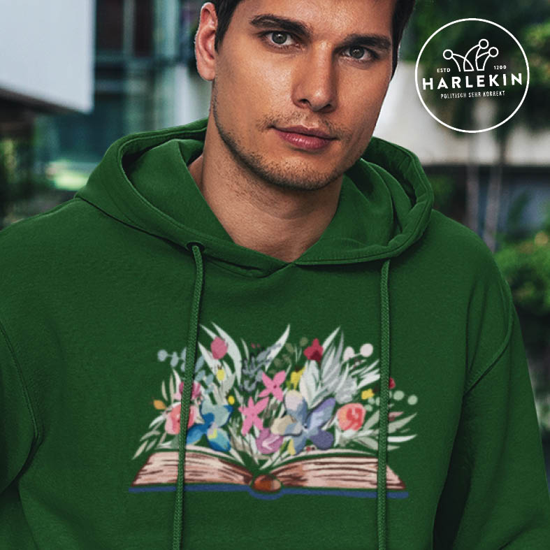 HOODIE BUBEN • BOOKS & FLOWERS-HARLEKINSHOP
