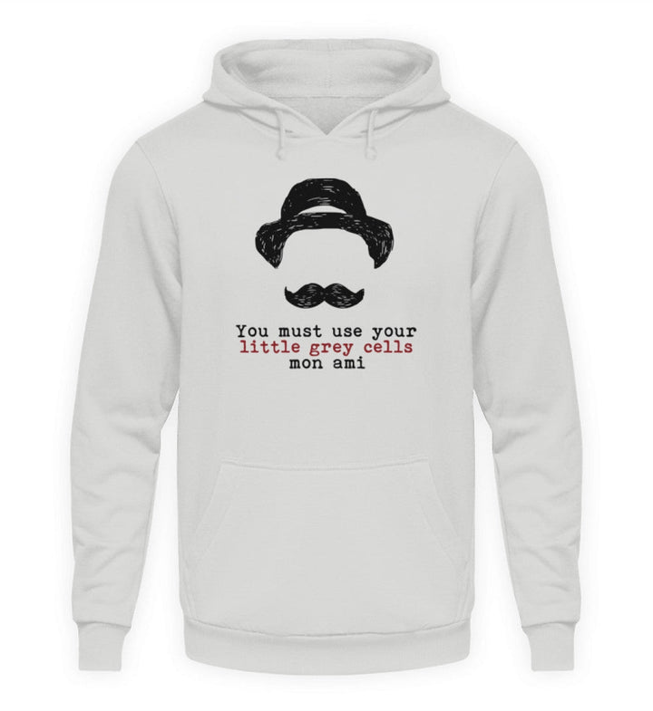 HOODIE BUBEN • HERCULE-POIROT: USE YOUR GREY CELLS-HARLEKINSHOP