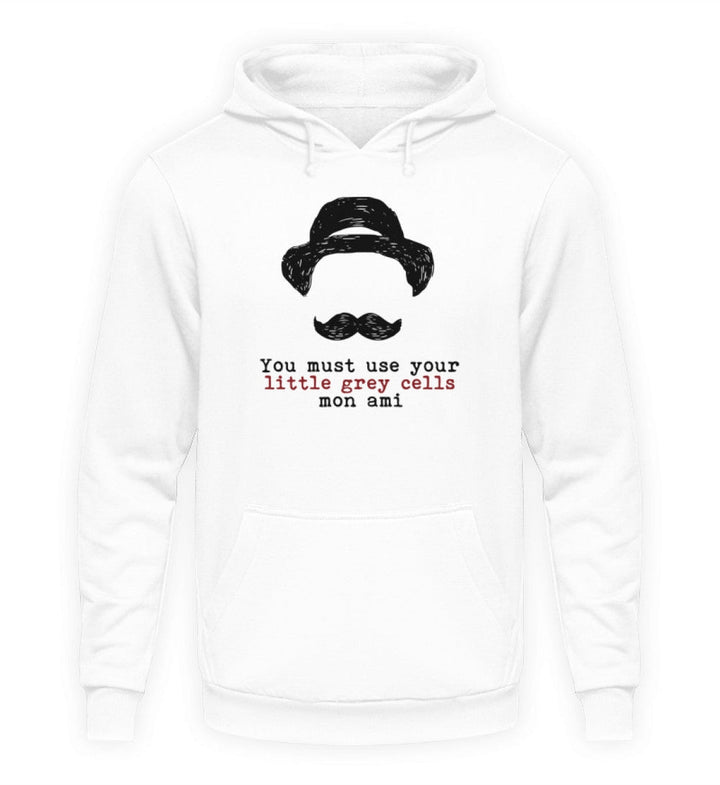 HOODIE BUBEN • HERCULE-POIROT: USE YOUR GREY CELLS-HARLEKINSHOP