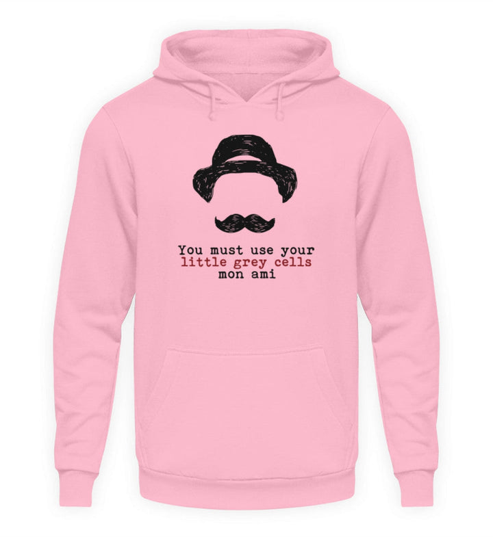 HOODIE BUBEN • HERCULE-POIROT: USE YOUR GREY CELLS-HARLEKINSHOP