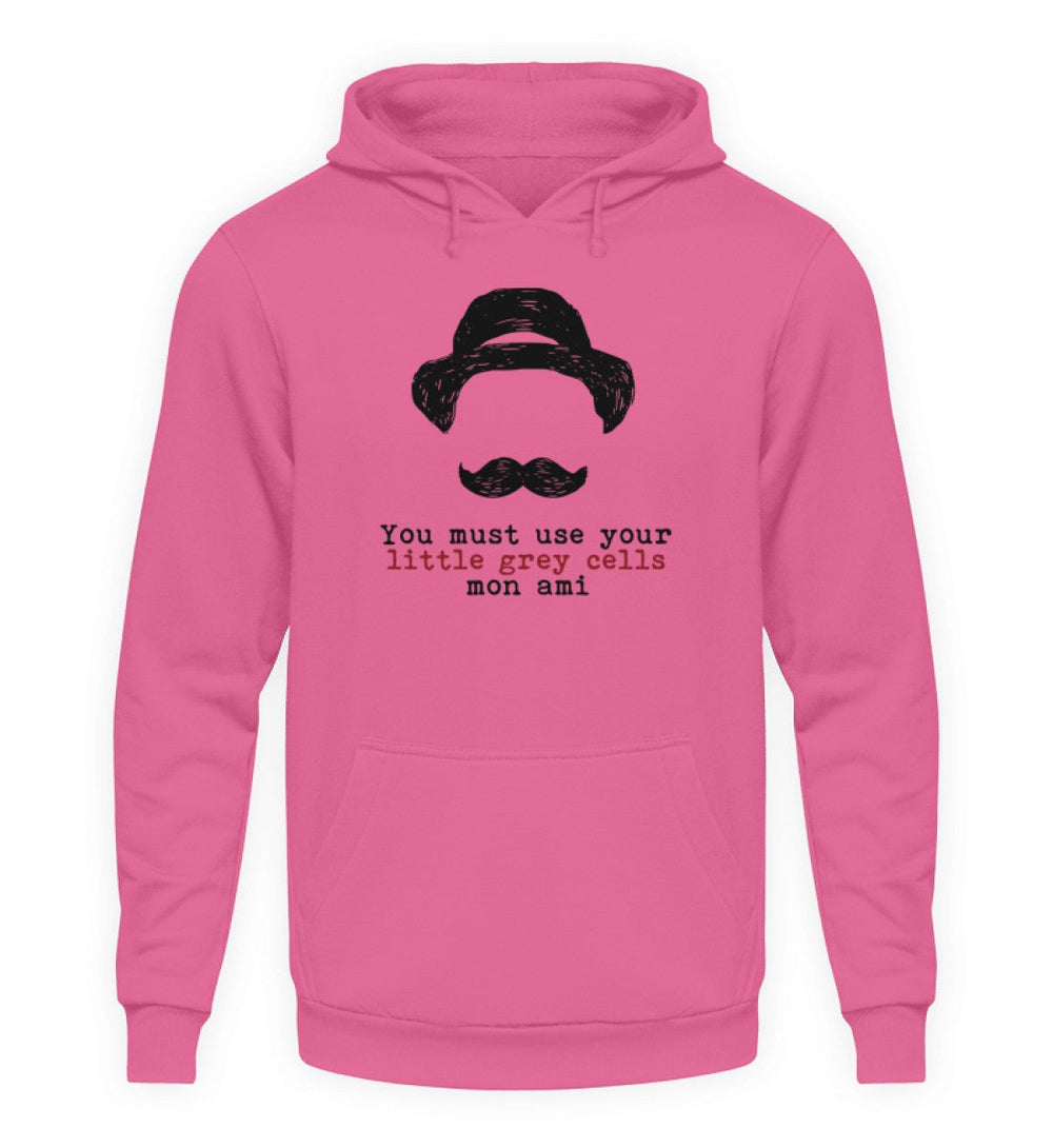 HOODIE BUBEN • HERCULE-POIROT: USE YOUR GREY CELLS-HARLEKINSHOP