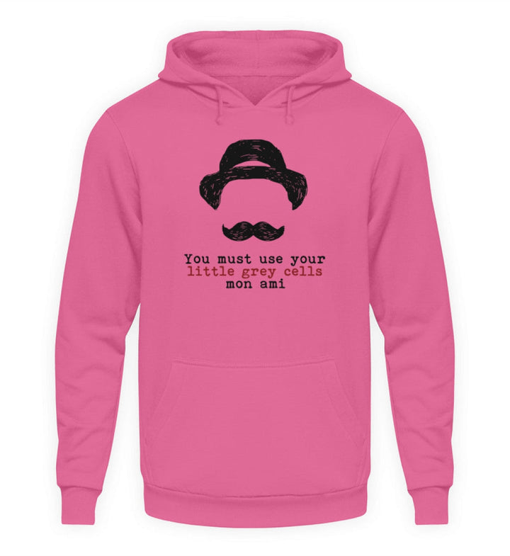 HOODIE BUBEN • HERCULE-POIROT: USE YOUR GREY CELLS-HARLEKINSHOP