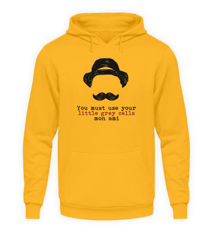 HOODIE BUBEN • HERCULE-POIROT: USE YOUR GREY CELLS-HARLEKINSHOP