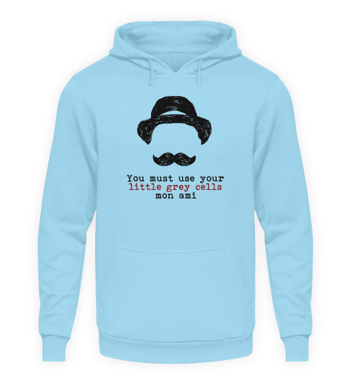 HOODIE BUBEN • HERCULE-POIROT: USE YOUR GREY CELLS-HARLEKINSHOP