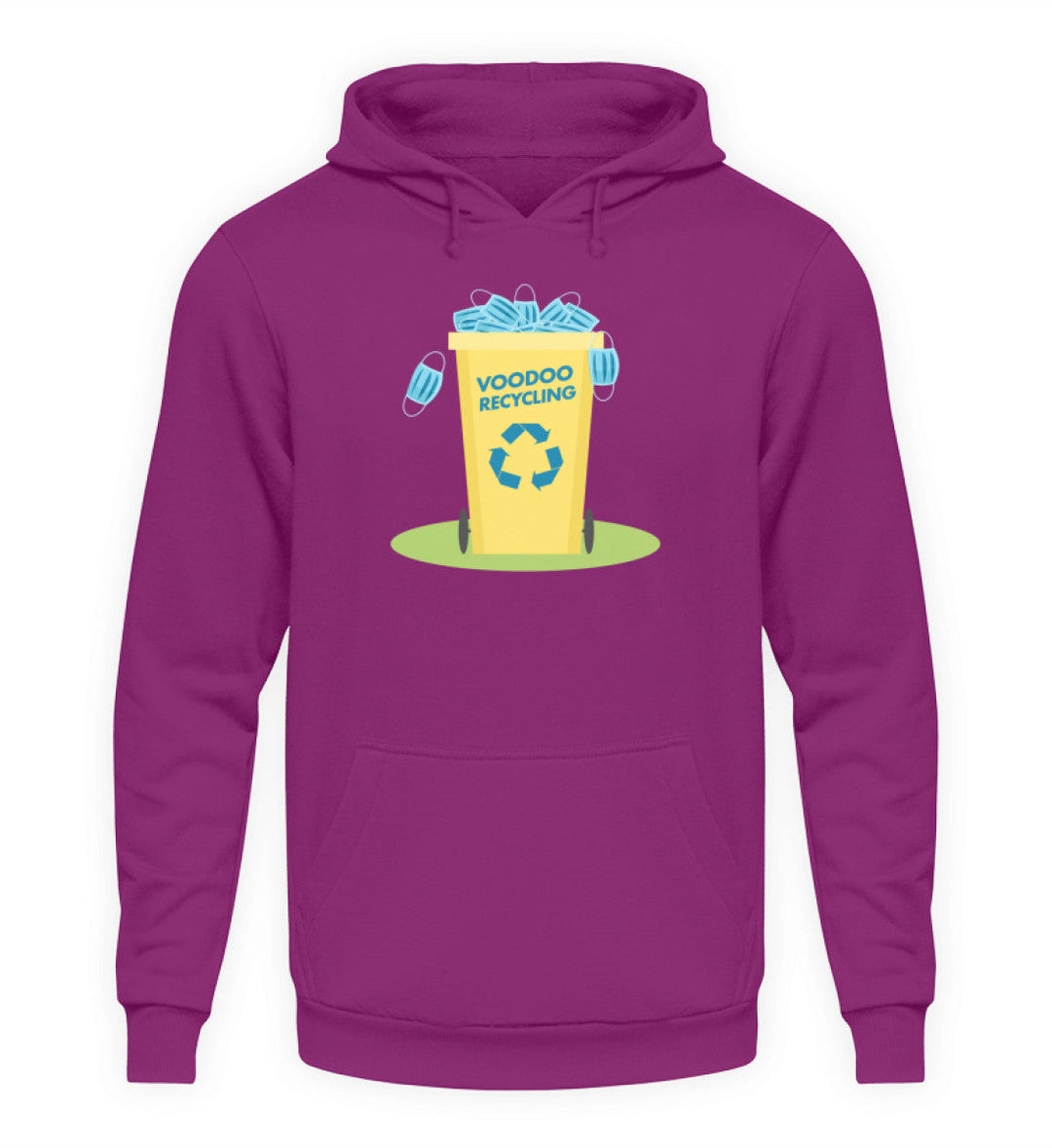 HOODIE BUBEN • MASKEN VOODOO RECYCLING-HARLEKINSHOP