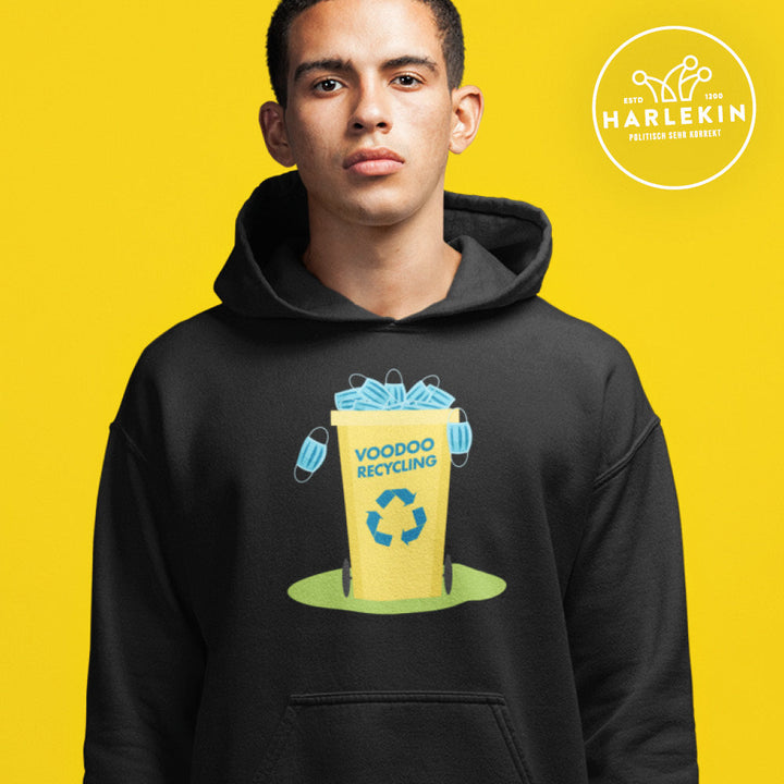 HOODIE BUBEN • MASKEN VOODOO RECYCLING-HARLEKINSHOP