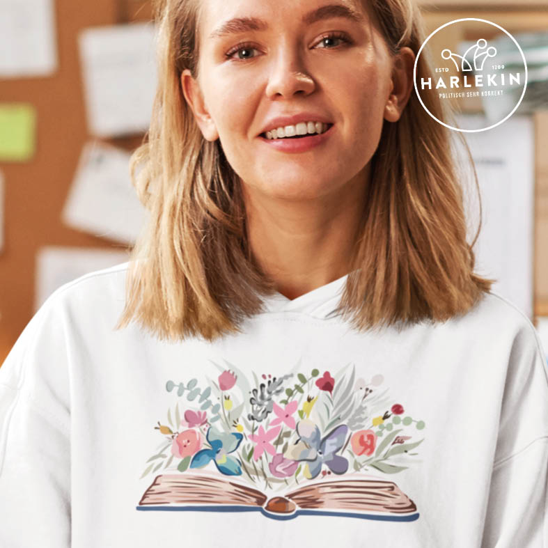 HOODIE MÄDELS • BOOKS & FLOWERS-HARLEKINSHOP