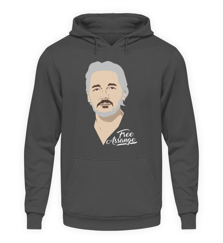 HOODIE MÄDELS • FREE ASSANGE! / COLOR-HARLEKINSHOP