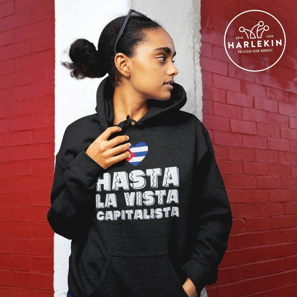 HOODIE MÄDELS • HASTA LA VISTA CAPITALISTA-HARLEKINSHOP