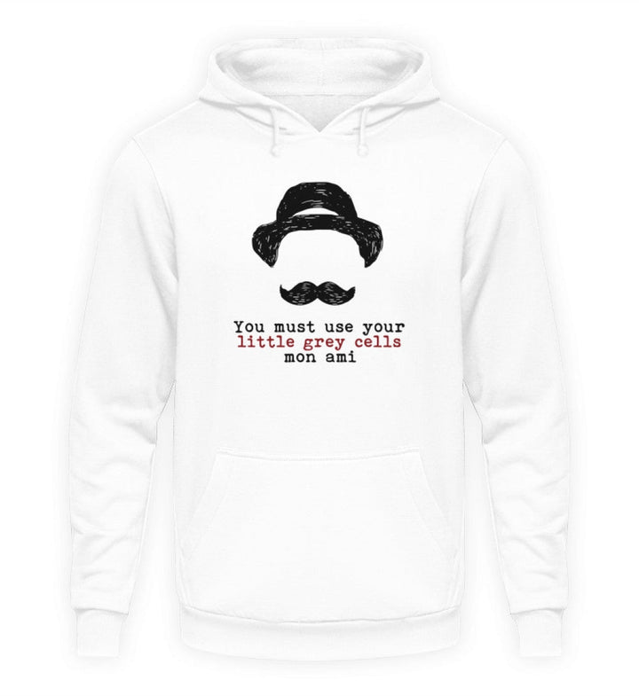 HOODIE MÄDELS • HERCULE-POIROT: USE YOUR GREY CELLS-HARLEKINSHOP