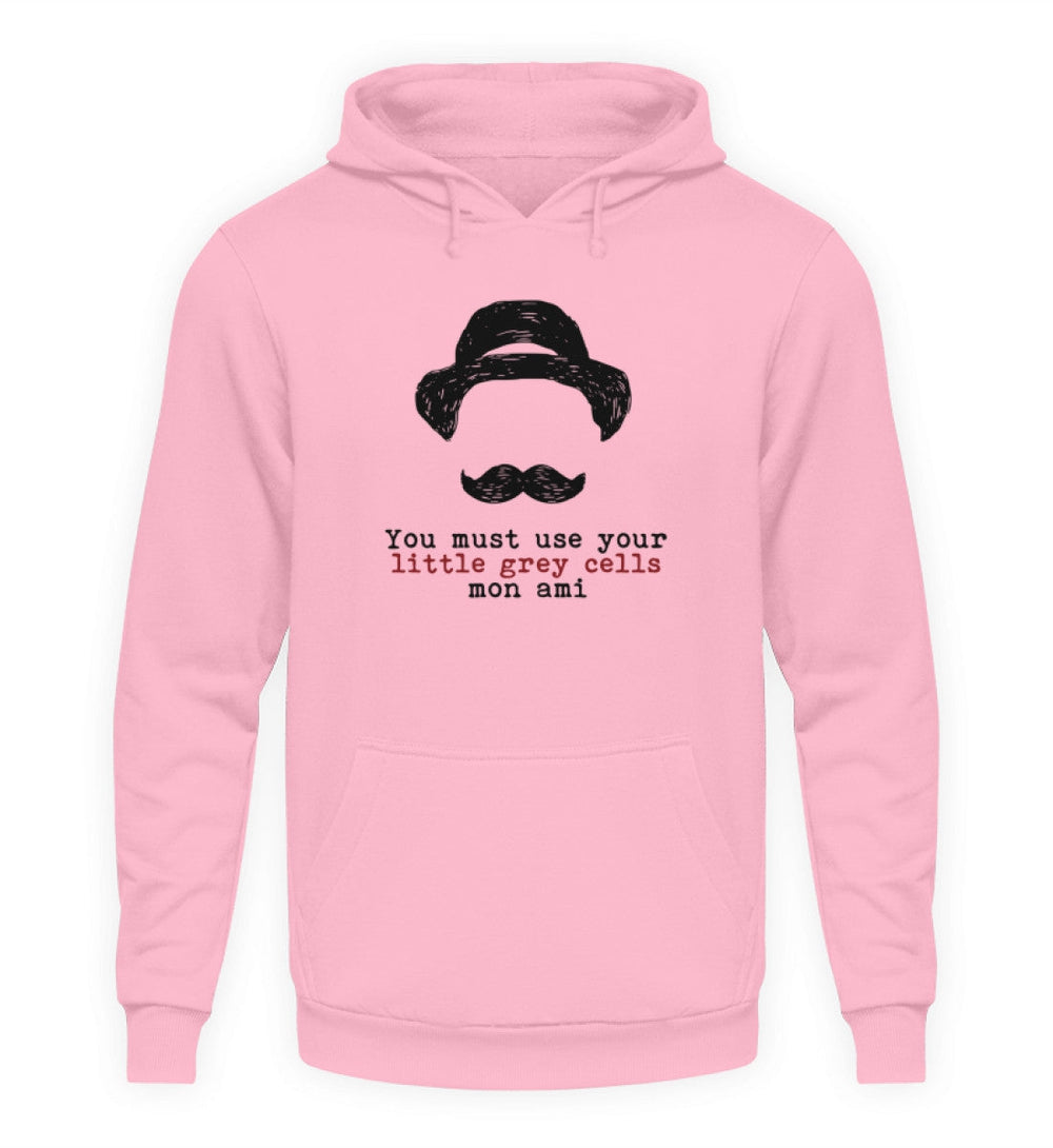HOODIE MÄDELS • HERCULE-POIROT: USE YOUR GREY CELLS-HARLEKINSHOP