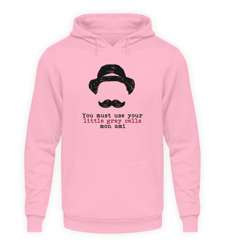 HOODIE MÄDELS • HERCULE-POIROT: USE YOUR GREY CELLS-HARLEKINSHOP