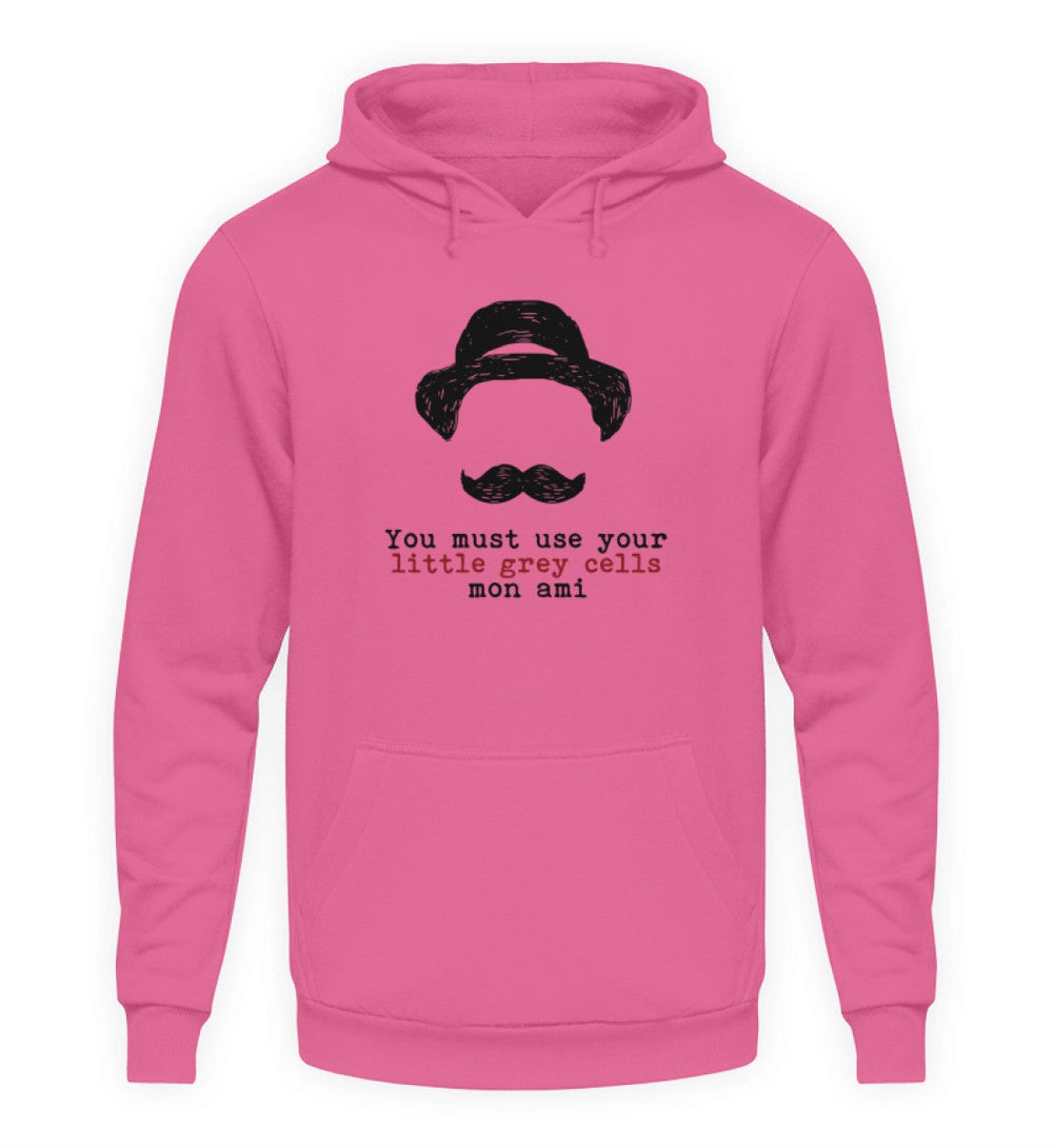 HOODIE MÄDELS • HERCULE-POIROT: USE YOUR GREY CELLS-HARLEKINSHOP
