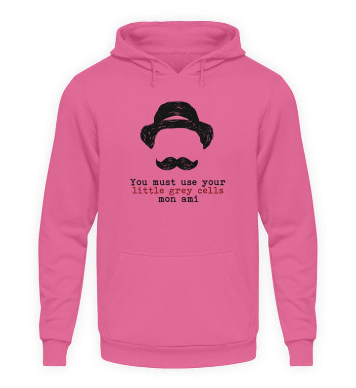 HOODIE MÄDELS • HERCULE-POIROT: USE YOUR GREY CELLS-HARLEKINSHOP