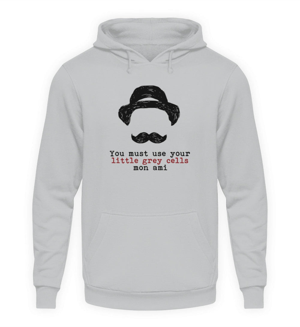 HOODIE MÄDELS • HERCULE-POIROT: USE YOUR GREY CELLS-HARLEKINSHOP